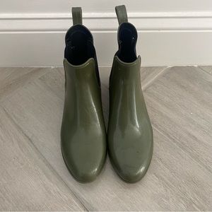 JCrew Rainboots Olive